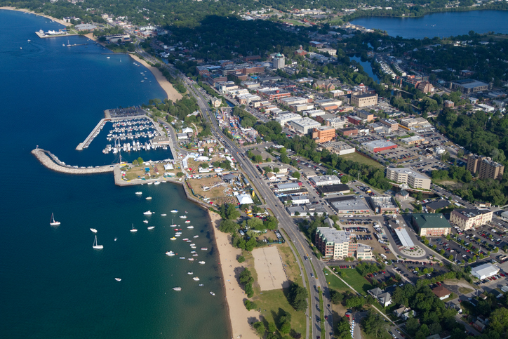 Panoramic Image of Traverse City, MI